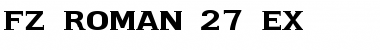 FZ ROMAN 27 EX Normal Font