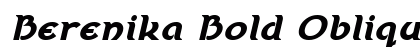Berenika Bold Oblique preview