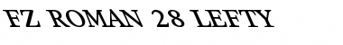 FZ ROMAN 28 LEFTY Normal Font