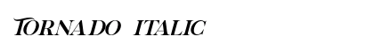 Tornado Italic preview