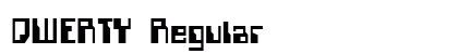 QWERTY Regular Font Preview
