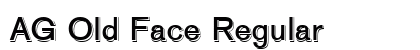 AG Old Face Regular preview AG Old Face Regular preview