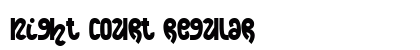 Night Court Regular Font Preview