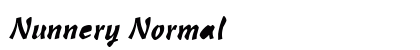 Nunnery Normal Font Preview