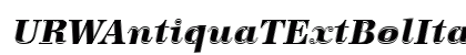 URWAntiquaTExtBolItaIn1 Regular