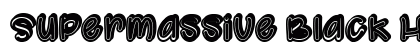 Supermassive Black Hole Regular Font Supermassive Black Hole Regular Font Preview