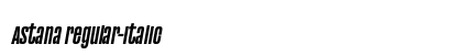 Astana regular-italic preview