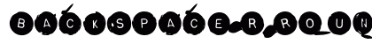 BackspacerRound Roman Font Preview