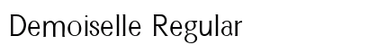 Demoiselle Regular Font Preview