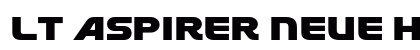 LT Aspirer Neue Heavy Regular Font Preview