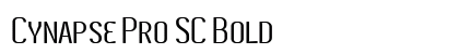 Cynapse Pro SC Bold Font Cynapse Pro SC Bold Font Preview