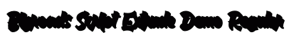 Bigroads Script Extrude Demo Regular preview Bigroads Script Extrude Demo Regular preview