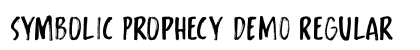Symbolic Prophecy DEMO Regular Font Preview