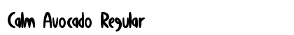 Calm Avocado Regular Font Calm Avocado Regular Font Preview
