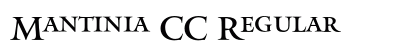 Mantinia CC Regular font free download