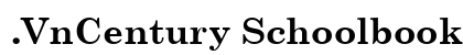 .VnCentury Schoolbook Bold Font Preview