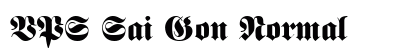 VPS Sai Gon Normal Font Preview