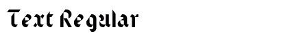 Text Regular preview