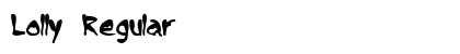 Lolly Regular Font Preview