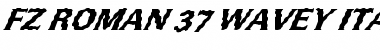 FZ ROMAN 37 WAVEY ITALIC Font