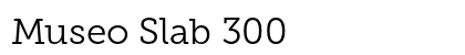 Museo Slab 300 preview