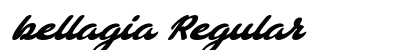 bellagia Regular Font Preview