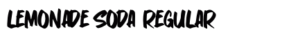 Lemonade Soda Regular Font Lemonade Soda Regular Font Preview