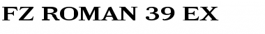 FZ ROMAN 39 EX Font