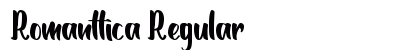 Romanttica Regular Font Preview