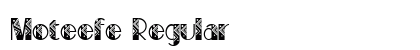 Moteefe Regular Font Preview