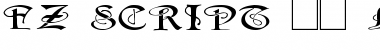 FZ SCRIPT 14 EX Normal Font