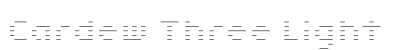 Cardew Three Light Font Preview