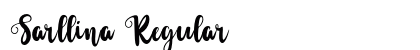 Sarllina Regular Font Preview