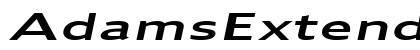 AdamsExtended Italic preview
