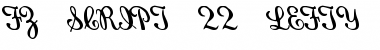 FZ SCRIPT 22 LEFTY Font