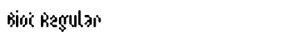 Biot Regular Font Preview