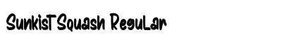 Sunkist Squash Regular Font Preview