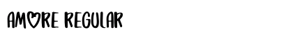 Amore Regular Font Preview
