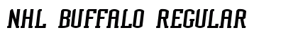 NHL Buffalo Regular Font Preview