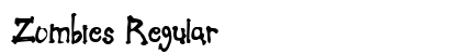 Zombies Regular Font Zombies Regular Font Preview