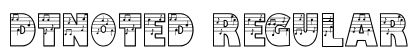 DTNoted Regular Font Preview