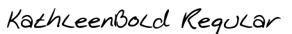 KathleenBold Regular Font KathleenBold Regular Font Preview