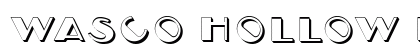 Wasco Hollow Regular Font Preview Wasco Hollow Regular Font Preview