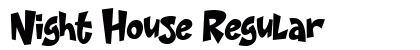 Night House Regular Font Preview