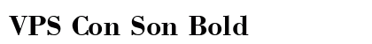 VPS Con Son Bold Font Preview