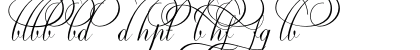 Ambassador Script Swashes Regular Font Preview