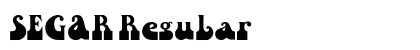 SEGAR Regular Font Preview
