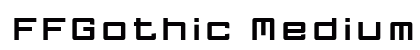 FFGothic Medium font free download