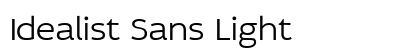 Idealist Sans Light preview Idealist Sans Light preview