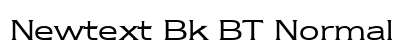 Newtext Bk BT Normal